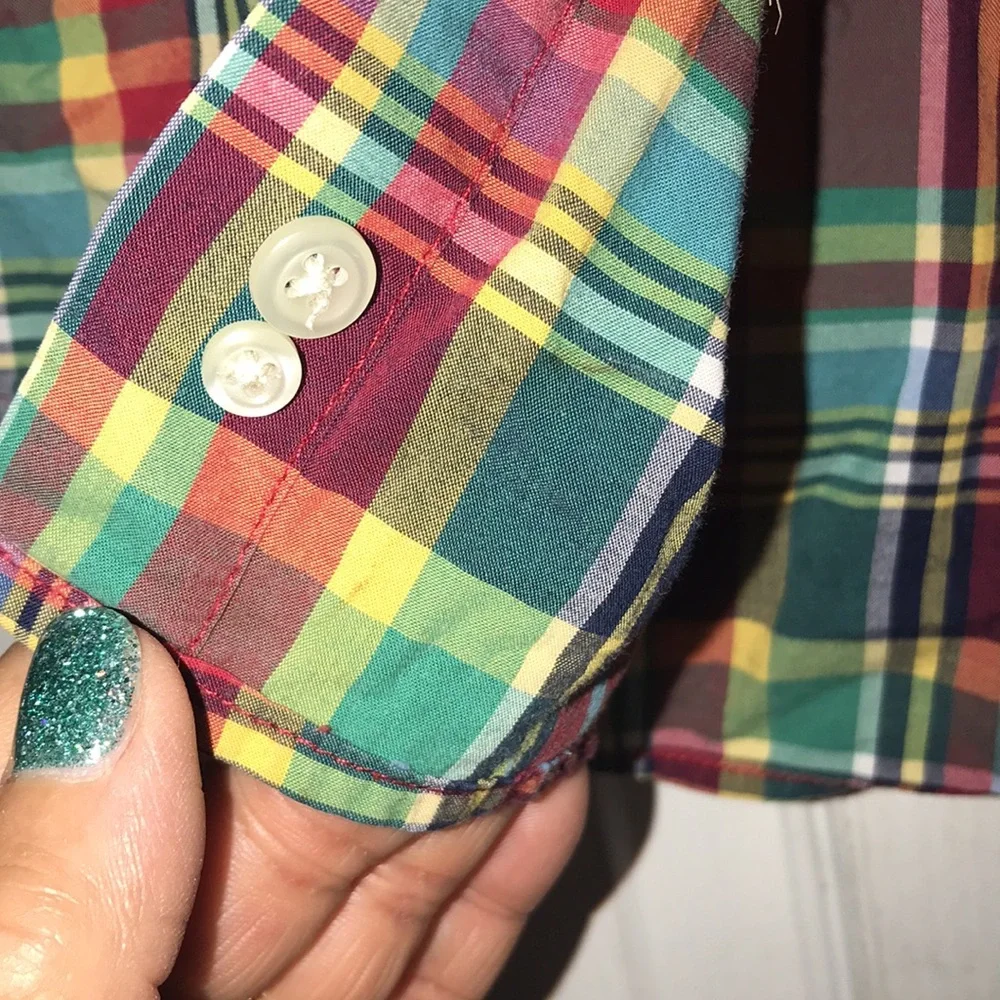 Unisex Ralph Lauren Plaid Shirt